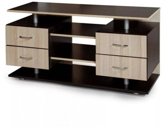 Тумба ТВ-1 венге/ясень шимо светлый