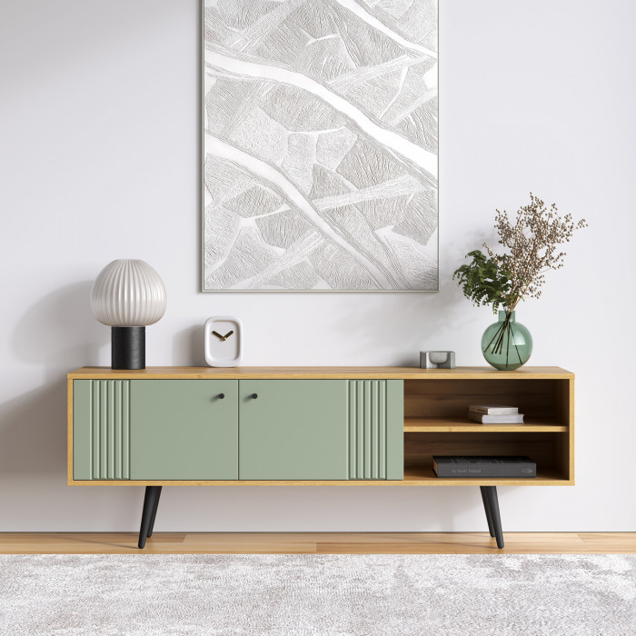 Тумба под ТВ 1500 с нишей Вега Саксония