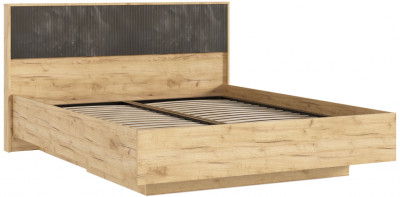 Кровать парящая с ортопед. основанием Марвэл 1,6м, Дуб крафт/Мальта грей