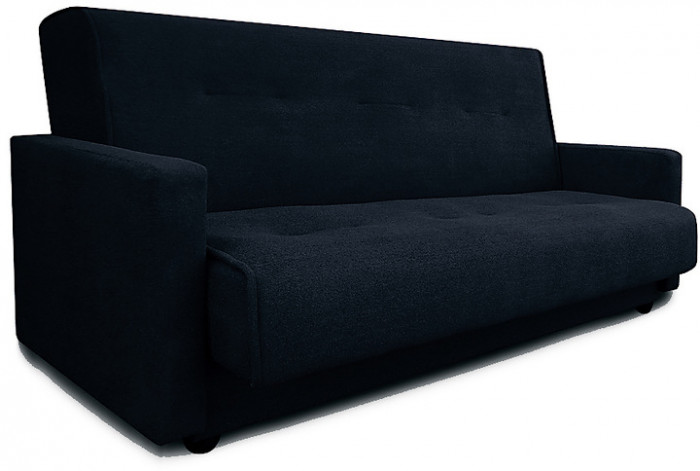 Диван Милан 120 черный ППУ