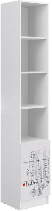 Вега NEW Girl Пенал (Белый / Белый глянец)