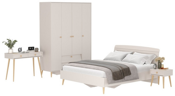 Афина Спальня 33-1600, кашемир серый