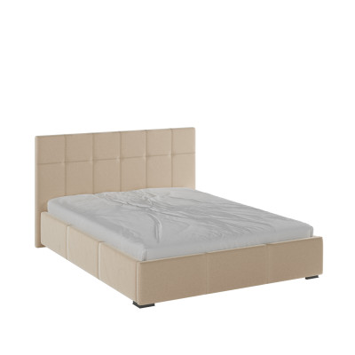 Рио Кровать интерьерная 160 бежевый квадрат, ПМ