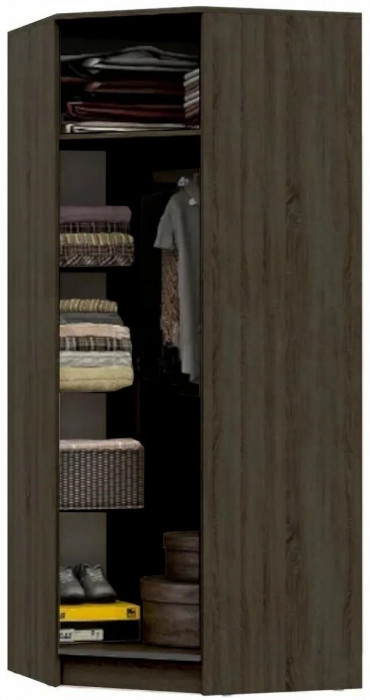 С/Г Мартина Шкаф угловой для одежды (Венге / Белый)