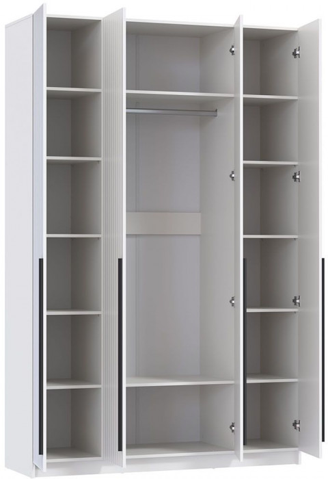 Брандо шкаф для одежды 67.09 МДФ Белый