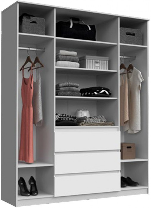 Челси Шкаф 1600 (Графит, Графит)