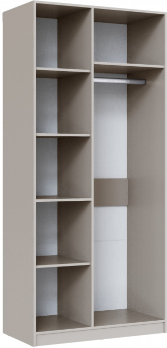 Шкаф 2-х створчатый Апполия, Кашемир/Сантьяго софт