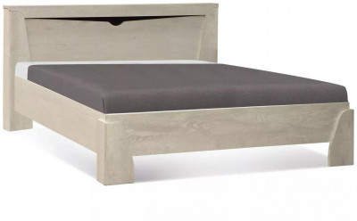 Кровать 33.09-01 Лючия 1400 с ортопедическим основанием Бетон пайн белый/венге