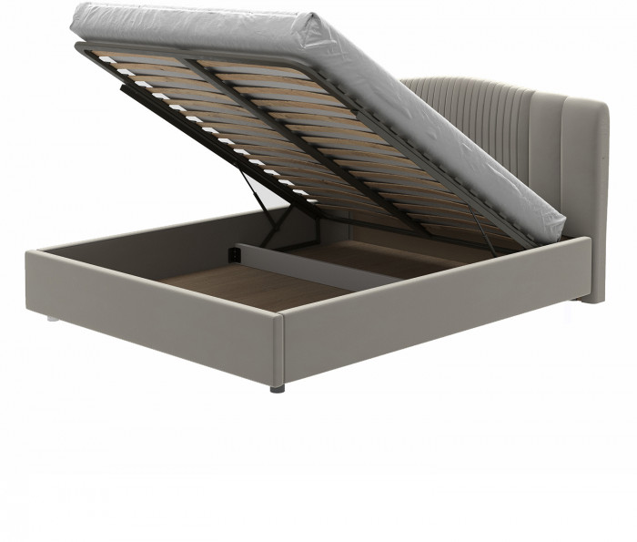 Кровать-12М с подъёмным основанием 1600 дым