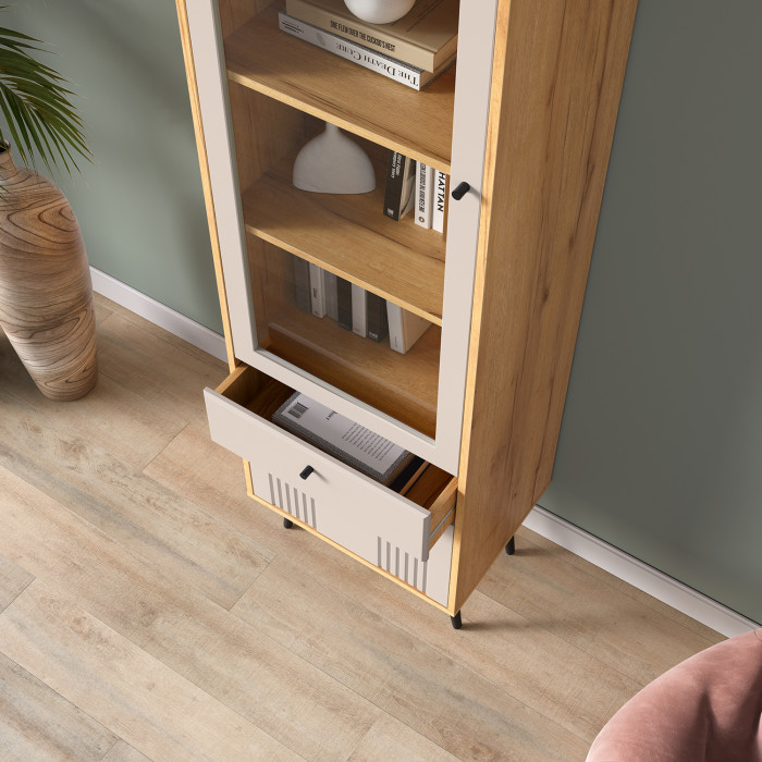 Шкаф-витрина Вега Саксония