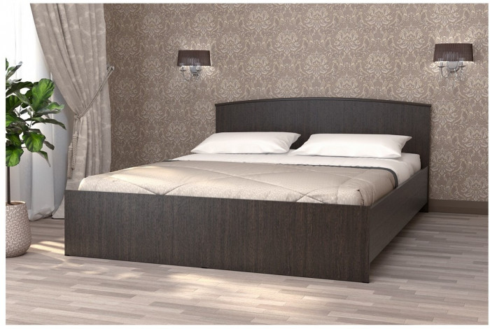 Кровать арт.032, низкий щиток, 160 (Дуб белфорт)