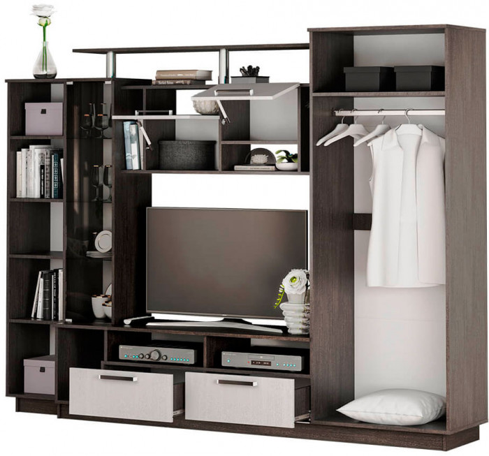 Гостиная "Вега" венге/лоредо