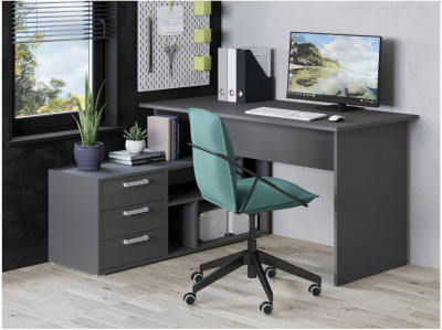 Стол компьютерный СК-11, ЛДСП (графит)