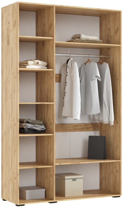 Модульная спальня "Ирис", композиция 1, Браш мени грин/Дуб крафт