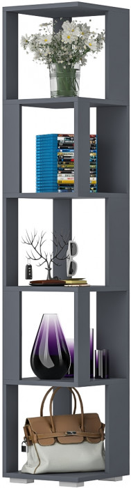 Стеллаж СВК, цвет графит, ШхГхВ 35х35х179 см.