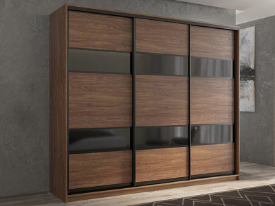 Шкаф-купе Кааппи 7 Морское Дерево Винтаж 240х60х230 см