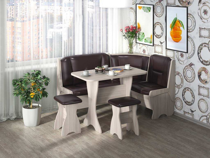 Кухонный набор Орхидея ясень светлый/умбер