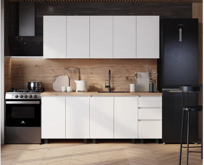 Кухня Честер 2,0 м, Белый