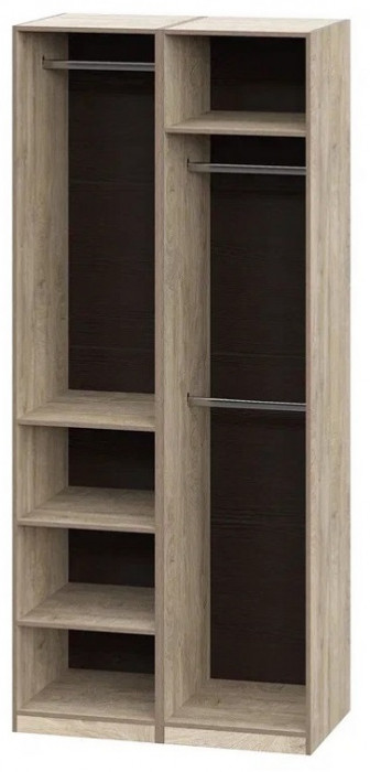 Шкаф без фасадов Этна 1 м. Комплект 2