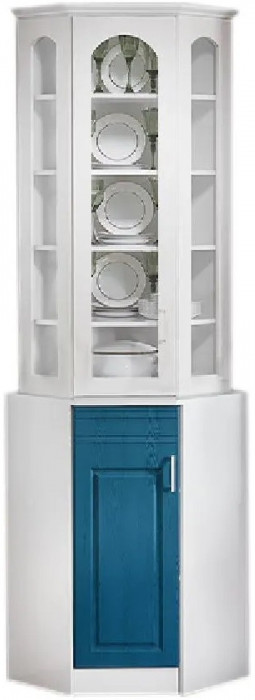 Буфет Констанция угловой (Голубой)