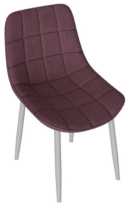 BOSTON Стул (Черный муар/Велюр V002 бургундия)