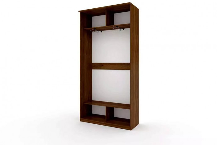 Шкаф купе Модерн 1190х450 2-х дверный зеркальный с пескоструем №2 венге