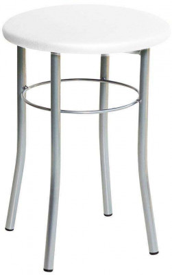 Табурет Лотос с кольцом милк