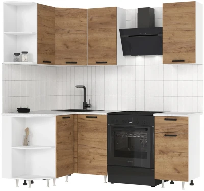 ЛДСП Кухня Рио NEW 2,0х1,3м дуб крафт (антарес)