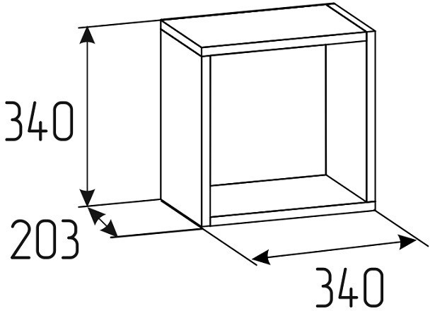 Куб 1 белый Лойс 98
