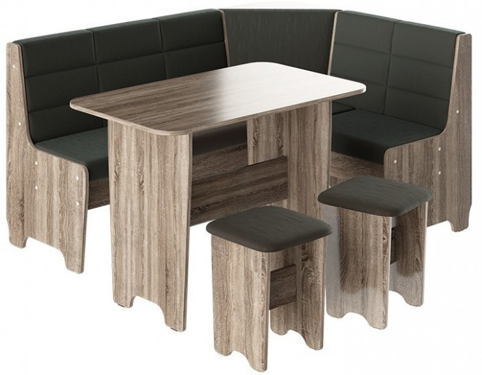 Техас Кухонный уголок Исп.2 (Дуб Сонома/Кашемир коричневый)