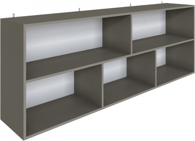 Полка навесная (открытая) Мадрид ПНО-2 (1,8) мокко