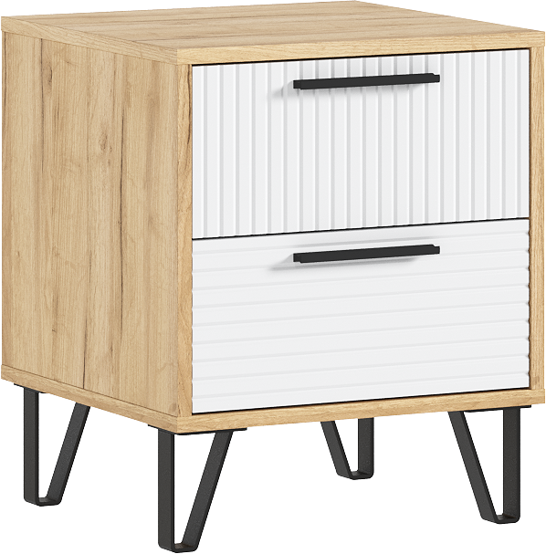 Спальня Флэш, браш вайт/дуб крафт