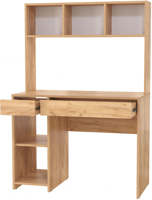 компьютерный стол Комфорт 12.77F, дуб крафт золотой