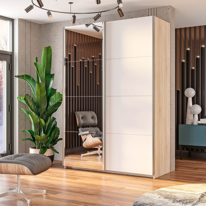 Fortune-2  1600_400/400/400/400 сонома/сонома+белый+з.№1