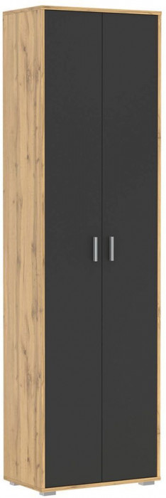 Антре шкаф 65.07 Дуб вотан / Диамант серый