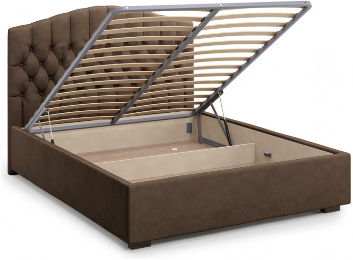 Кровать Lugano 140 с подъемным механизмом, Velutto 23