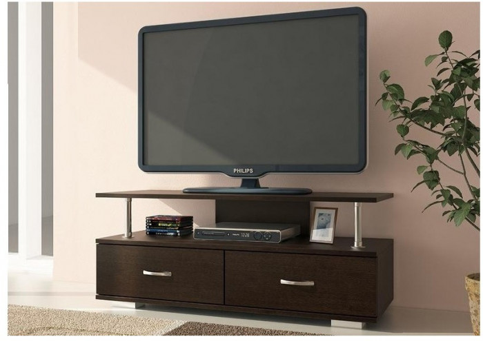 Тумба TV-5_А (Белый, Дуб сонома светлый)