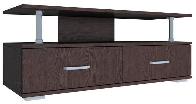 Тумба TV-5_А (Белый, Дуб сонома светлый)