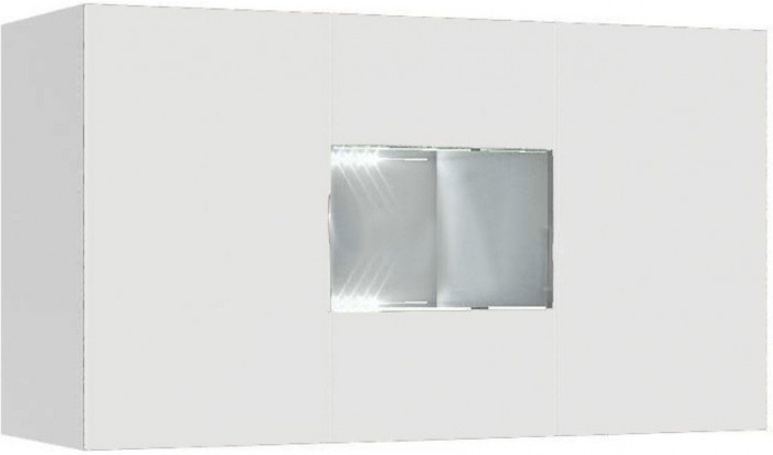 Гостиная Флорис, вариант №6 (Белый глянец, Белый)