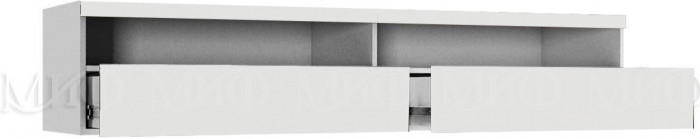 Гостиная Флорис, вариант №6 (Белый глянец, Белый)