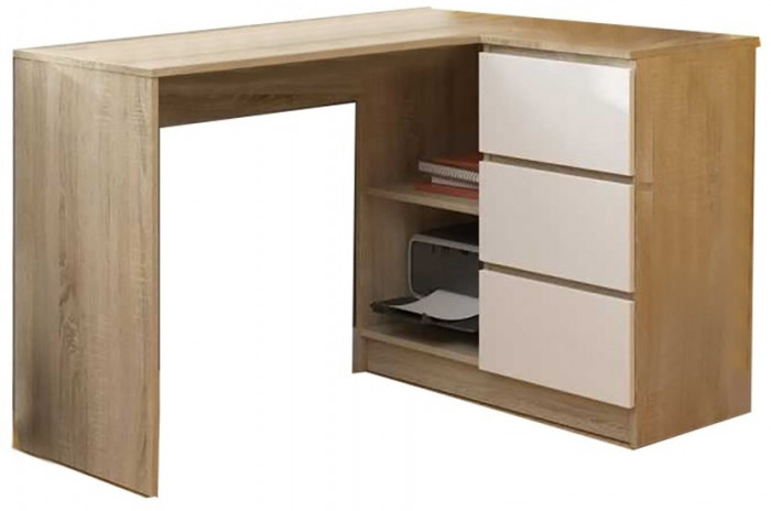 Челси Стол письменный угловой (Графит, Графит)