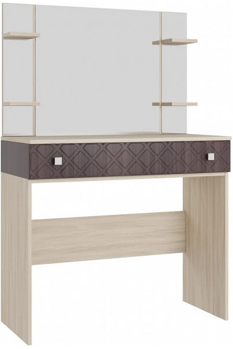 Модульная спальня Николь, композиция 1 (Ясень Шимо / Лиственница темная)