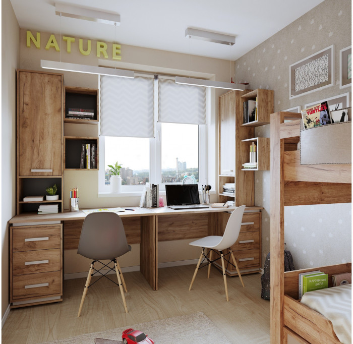 Молодежная комната NATURE. Комплект 3