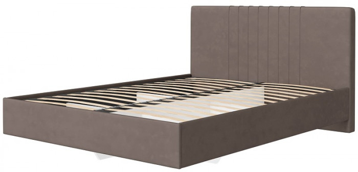 Кровать с латами Соло 140*200, Коричневый