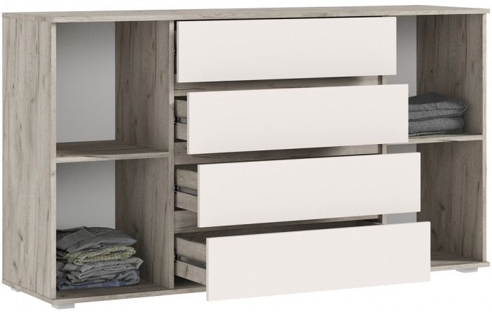 Модульная спальня Марвэл, Крафт серый/Кашемир