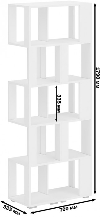 Стеллаж СВК 2 шт., белый