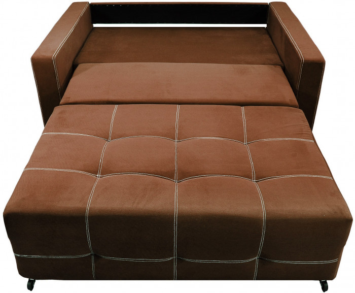 Диван аккордеон Марс велюр коричневый160