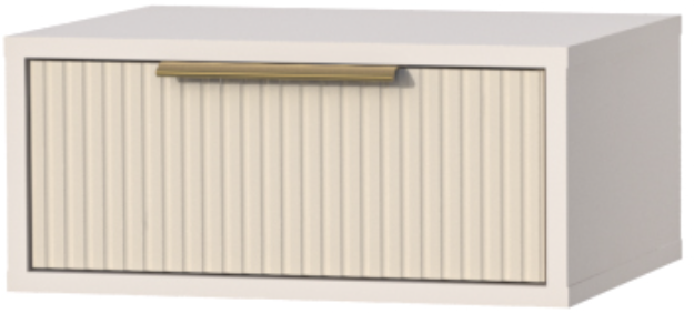 Тумба навесная №1 Кэт-3, Кашемир/Тирамису матовый