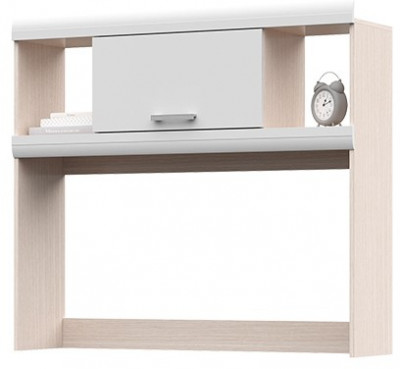 Симба надстройка для стола (1196*1072*314) дуб белфорт/белый глянец