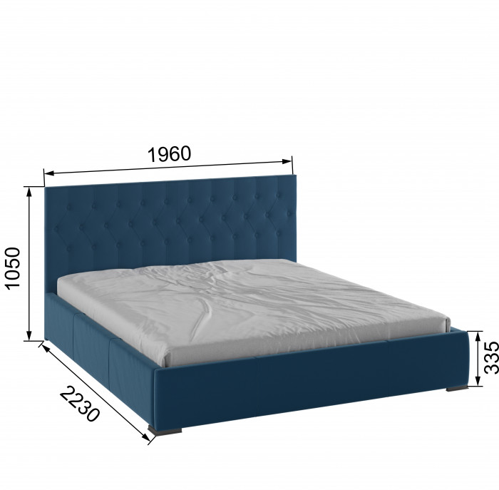 Октавия Кровать интерьерная 180 атлантида ромб, ПМ